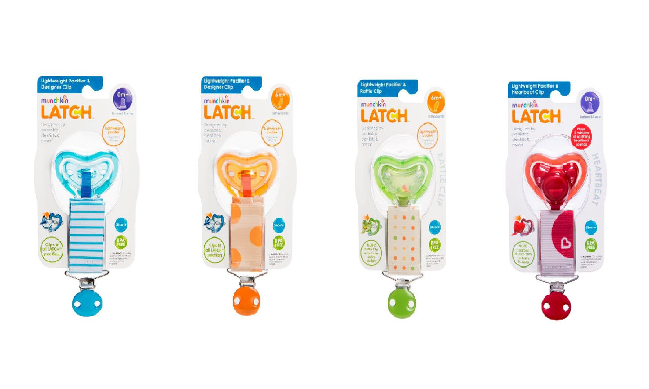 Munchkin recalls pacifiers, clips over choking hazard